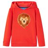 Kids' Hooded Sweatshirt Red 116