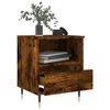 vidaXL Bedside Cabinets 2 pcs Smoked Oak 40x35x50 cm Engineered Wood
