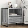 vidaXL Bedside Table Grey Sonoma 50 x 39.5 x 50 cm Engineered Wood