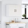 vidaXL Kitchen Wall Cabinet Lucca White Engineered Wood