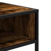 vidaXL Console Table Smoked Oak 90x35x80 cm Engineered Wood