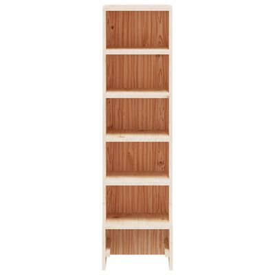vidaXL Shoe Cabinet 28x30x104 cm Solid Wood Pine