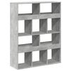 vidaXL Bookcase Concrete Grey 100x33x125.5 cm Engineered Wood