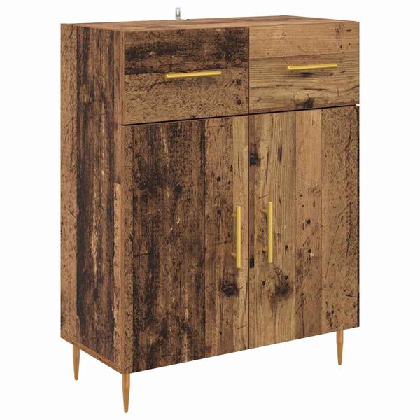 vidaXL Sideboard Old Wood 69.5 x 34 x 90 cm Engineered Wood