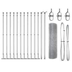 vidaXL Welded Wire Fence with Concrete Base 25 x 0.4 m (W x H)