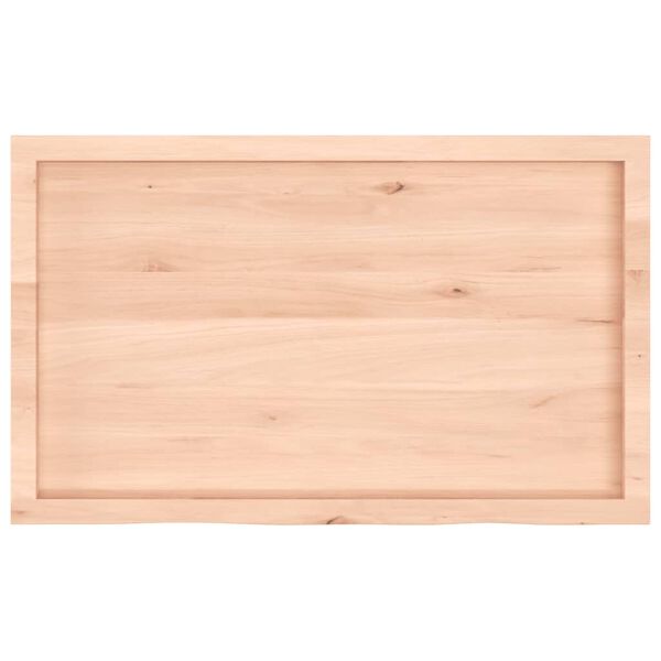vidaXL Bathroom Countertop 100x60x(2-4) cm Untreated Solid Wood