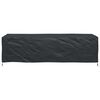 vidaXL Furniture Cover Plain Black 270 x 110 x 70 cm 210D
