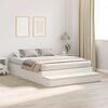 vidaXL Storage Bed Frame with Drawer White 140 cm Engineered Wood
