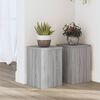 vidaXL Plant Stand 2 pcs Grey Sonoma 20 x 20 x 30 cm Engineered Wood