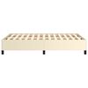 vidaXL Bed Frame without Mattress Cream 120x190 cm Small Double Faux Leather