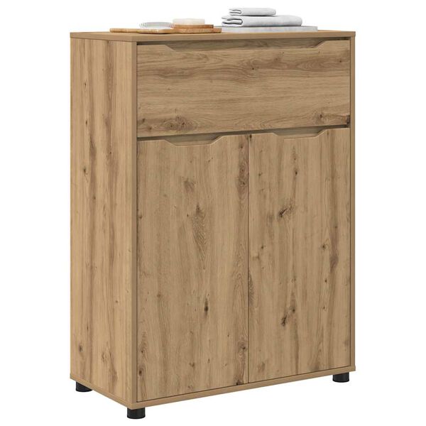 vidaXL Bathroom Cabinet with Drawer Artisan Oak 72.5 x 36.5 x 100 cm