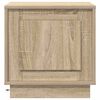 vidaXL Bedside Cabinet Sonoma Oak 44 x 34.5 x 45 cm Engineered Wood
