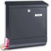BURG-W&Auml;CHTER Letterbox Set Vario 86720 ANT Steel Anthracite