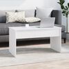vidaXL Coffee Table White 102x50.5x52.5 cm Engineered Wood