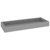 vidaXL Loggia Wall Shelves 2 pcs Grey 40x15x4 cm MDF