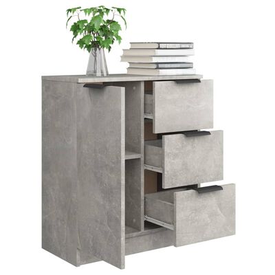 vidaXL Sideboard Concrete Grey Engineered Wood