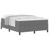vidaXL Bed Frame Light grey 160 x 200 cm Corduroy fabric