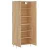 vidaXL Highboard Sonoma Oak 69.5x34x180 cm Engineered Wood