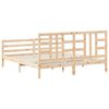 vidaXL Bed Frame without Mattress Super King Size Solid Wood