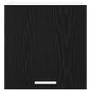 vidaXL Hanging Cabinet with Door Black Oak and White 40 x 31 x 40 cm