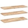 vidaXL Floating Shelves 3 pcs 100x30x2 cm Untreated Solid Wood Acacia