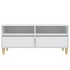 vidaXL TV Cabinet White 100x34.5x44.5 cm Engineered Wood