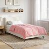 vidaXL Full Year Duvet Quilted Pink 140 x 220 cm Microfiber