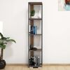 Homemania Bookcase Nicol 33.6x25.8x153 cm Walnut