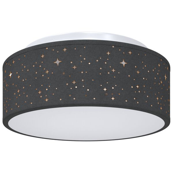vidaXL Ceiling Lamp Black 30 x 13.5 cm Fabric