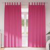 vidaXL Blackout Curtains with Rings 2 pcs Bright Pink 225 x 140 cm