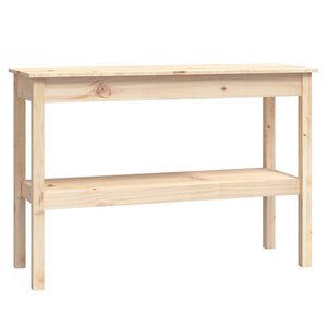 vidaXL Console Table 110x40x75 cm Solid Wood Pine