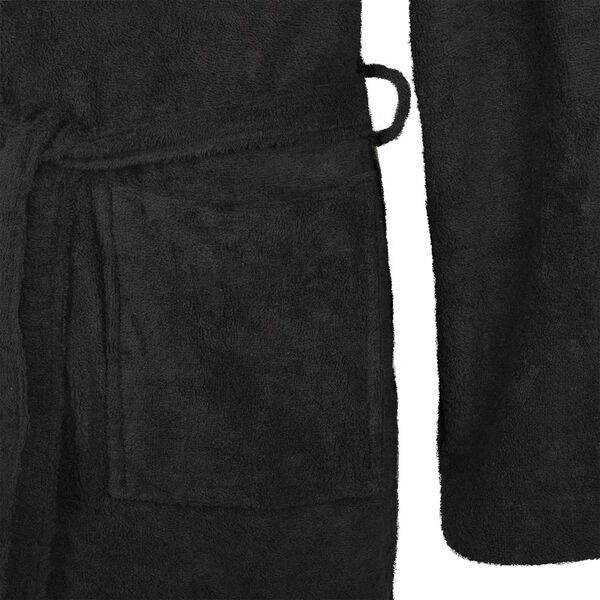 vidaXL Bathrobe KINN Black XL Cotton