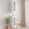 vidaXL Hanging Wall Cabinet White 34.5x34x90 cm