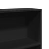 vidaXL Bookcase Black 80x24x143 cm Engineered Wood