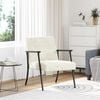 vidaXL Armchair Cream 59 x 75 x 78 cm Velvet