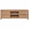 vidaXL TV Cabinet 115x30x40 cm Solid Teak Wood