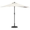 vidaXL Garden Parasol Sand 294 x 150 x 223 cm Polyester and Steel