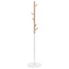 vidaXL Coat Stand White 172 cm Powder-coated Iron