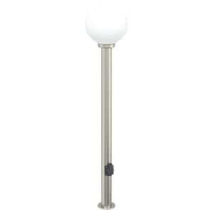 vidaXL Bollard Light with Outlet 120 cm Stainless Steel IP44