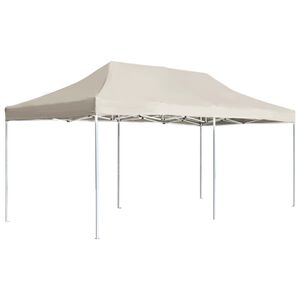 vidaXL Party Tent | Cream | Aluminium alloy frame | 6x3m | Foldable | Party Tent