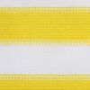 vidaXL Balcony Screen Yellow and White 120x600 cm HDPE