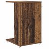 vidaXL Side Table with Wheel Old Wood 40 x 35 x 60 cm Engineered Wood