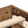 vidaXL Bed Frame No Mattress Old Wood 120x190 cm Small Double Engineered Wood