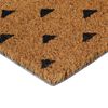 vidaXL Door Mat Natural 45x75 cm Tufted Coir
