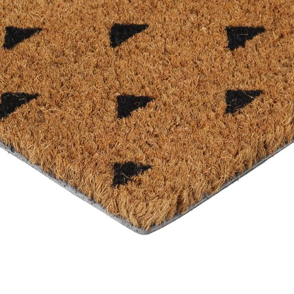 vidaXL Door Mat Natural 45x75 cm Tufted Coir