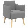 vidaXL Accent Chair Dark Grey Grainy Velvet