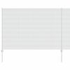 vidaXL Hexagonal Fence with Post 25 x 1.5 m Galvanised Steel Silver