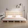 vidaXL Bed Frame without Mattress 135x190 cm Double Solid Wood Pine