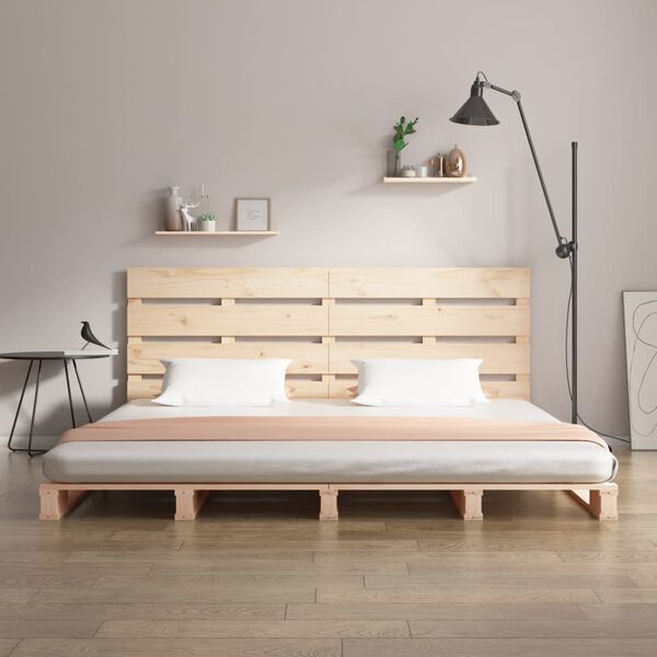 vidaXL Bed Frame without Mattress 135x190 cm Double Solid Wood Pine