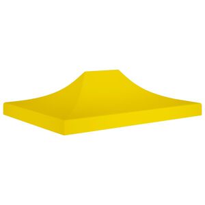 vidaXL Party Tent Roof 4x3 m Yellow 270 g/m&sup2;